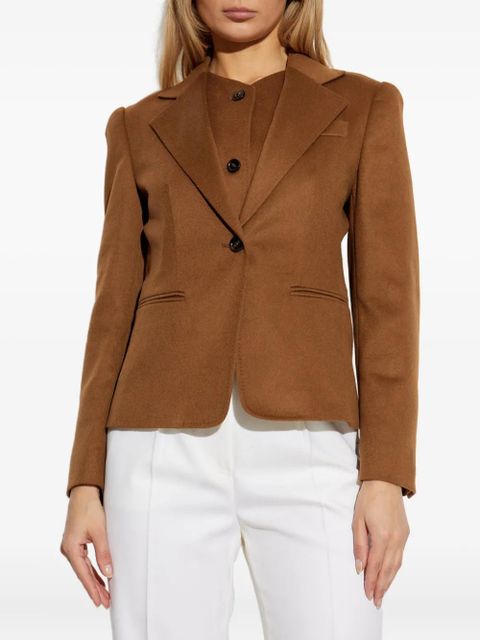Max Mara Glenn wool blazer - Brown