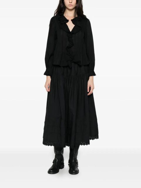 DÔEN Hardy long sleeve blouse - Black - zdjęcie produktu nr 2