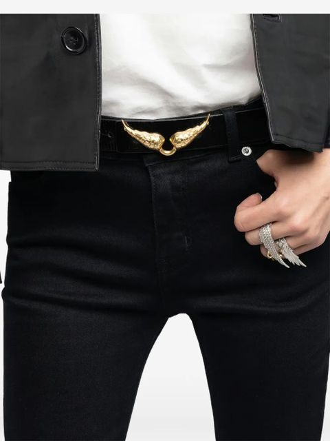 Zadig&Voltaire wings buckle belt - Black