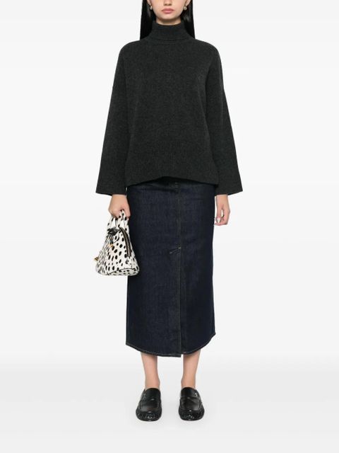 LouLou de Saison Rona midi skirt - Blue - zdjęcie produktu nr 2