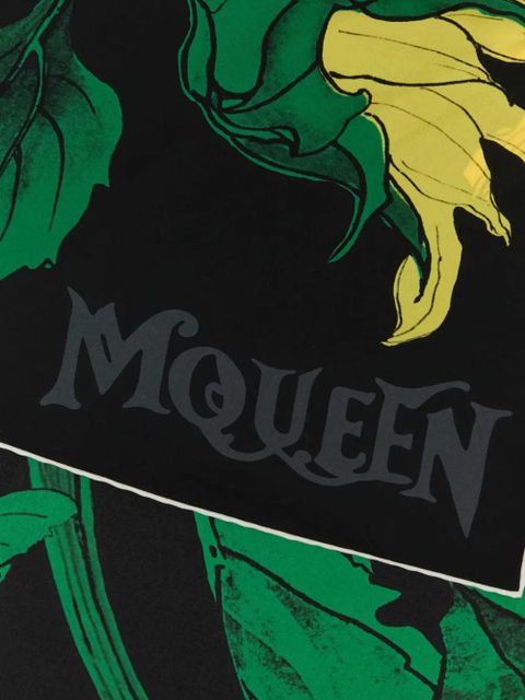 Alexander McQueen sunflower scarf - Black - zdjęcie produktu nr 2