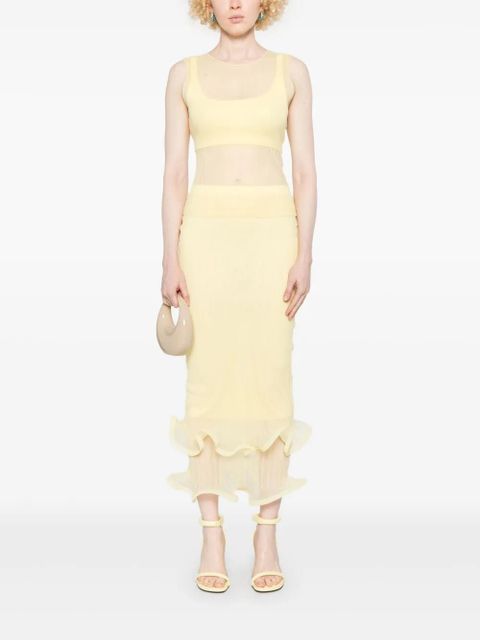 Simkhai Oakley tank top - Yellow - zdjęcie produktu nr 2