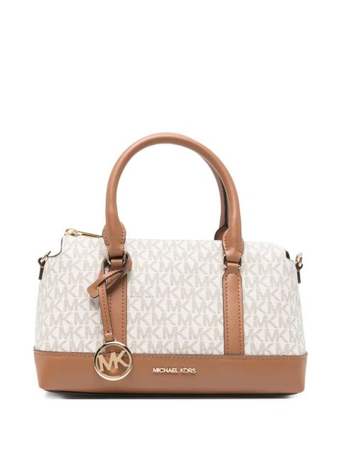 Michael Kors small Andie logo-charm tote bag - Neutrals - zdjęcie produktu nr 1