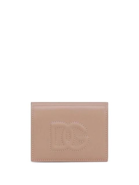 Dolce & Gabbana DG-logo leather folded wallet - Neutrals - zdjęcie produktu nr 1