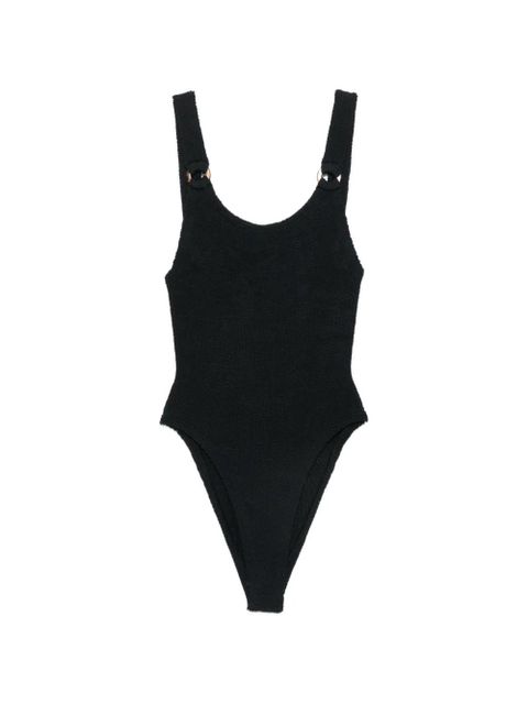 Hunza G Domino crinkle-effect swimsuit - Black - zdjęcie produktu nr 1