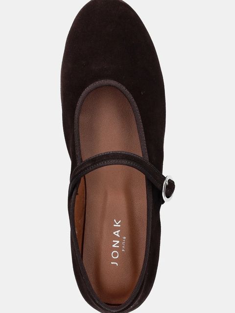 Jonak baleriny zamszowe DEESSE VELOURS kolor brązowy 3700273