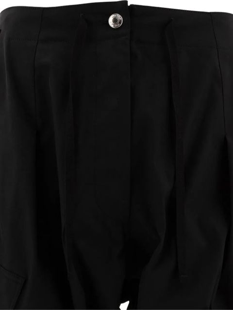 Alexander McQueen cotton-blend cargo trousers - Black