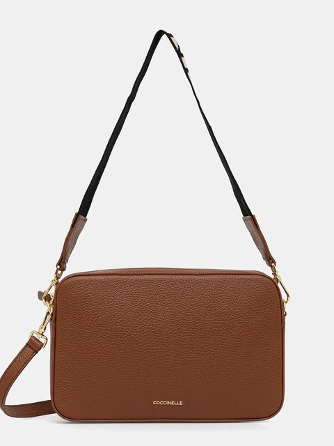 Coccinelle torebka skórzana TEBE kolor brązowy E5.MN5.52.01.01 - zdjęcie produktu nr 1