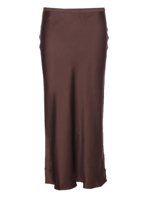 ANINE BING Bar midi skirt - Brown - zdjęcie produktu nr 1