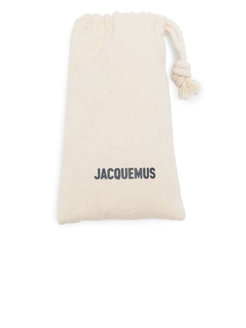 Jacquemus rectangle-frame sunglasses - White