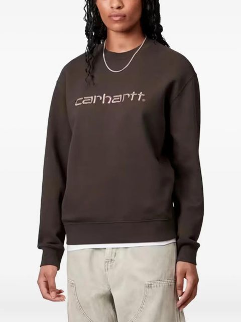 Carhartt WIP logo-embroidered sweatshirt - Brown - zdjęcie produktu nr 2