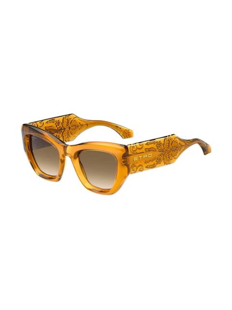 ETRO Paisley cat-eye sunglasses - Yellow