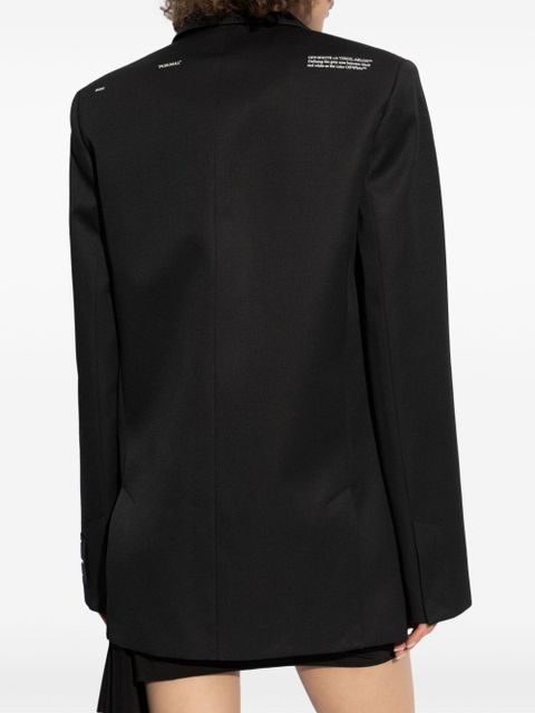 Off-White wool blazer - Black
