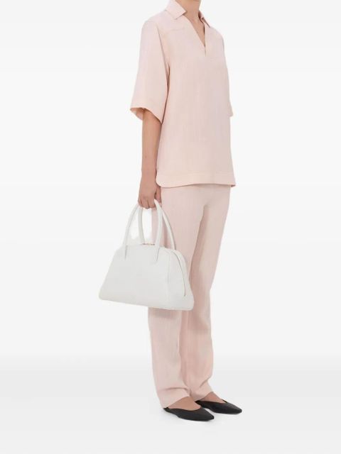 LouLou de Saison Ermo open neck top - Pink