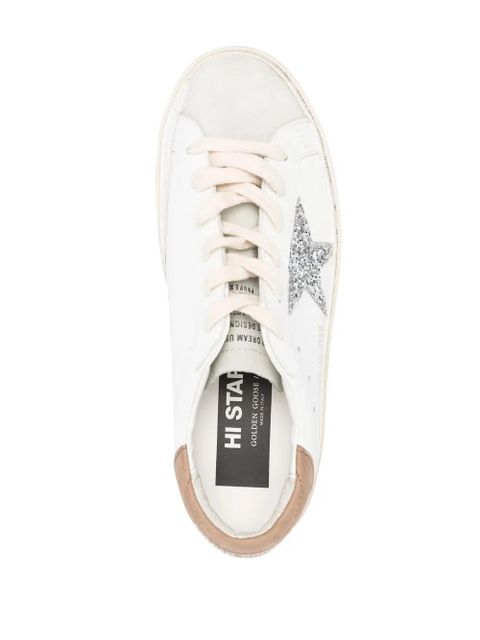 Golden Goose Hi Star lace-up sneakers - White