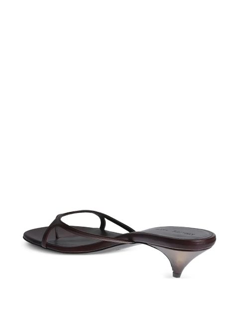 KHAITE Mila heeled sandals - Brown