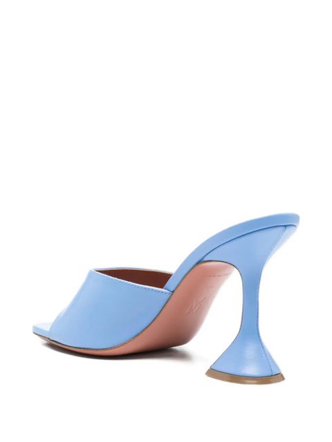 Amina Muaddi Lupita square toe pumps - Blue