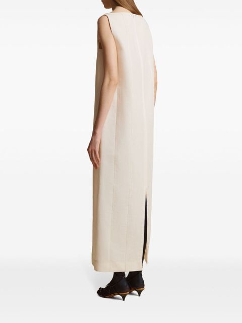 KHAITE Boat-neck dress - Neutrals