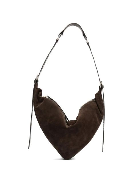 BY FAR Trayana triangular adjustable-straps crossbody bag - Brown - zdjęcie produktu nr 1