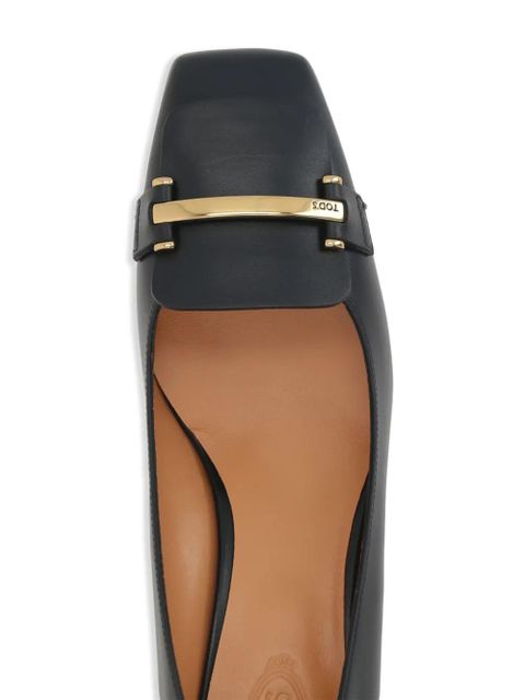 Tod's 50mm leather pumps - Black