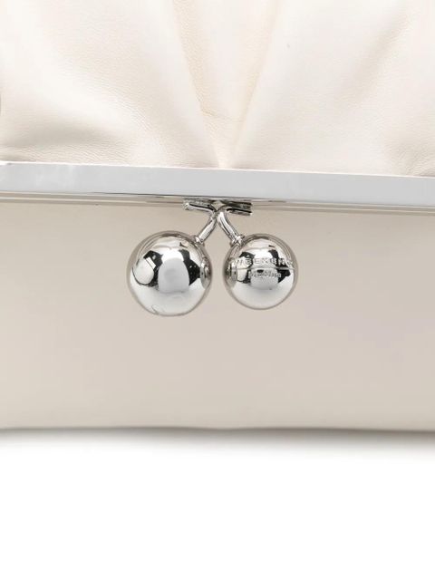 Weekend Max Mara Wkaslalom frame chain shoulder bag - White