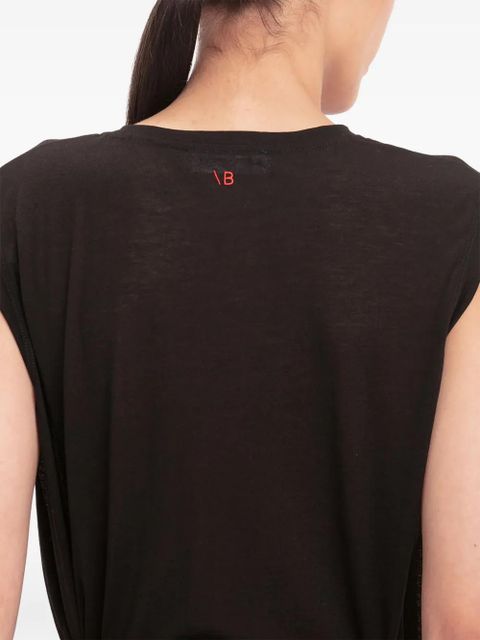 Victoria Beckham crepe tank top - Black