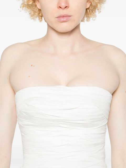 Aje Sunbeam bustier - White