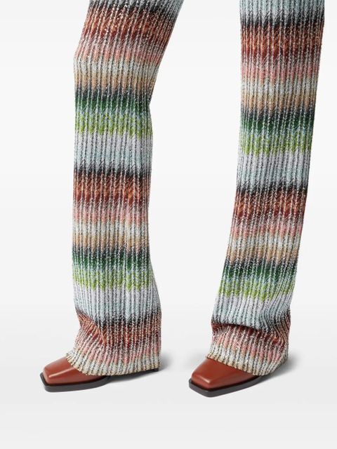 Missoni zigzag-pattern straight trousers - Multicolour - zdjęcie produktu nr 2