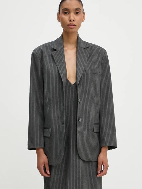 2NDDAY marynarka Harry kolor szary jednorzędowa wzorzysta 2245115170 - zdjęcie produktu nr 1