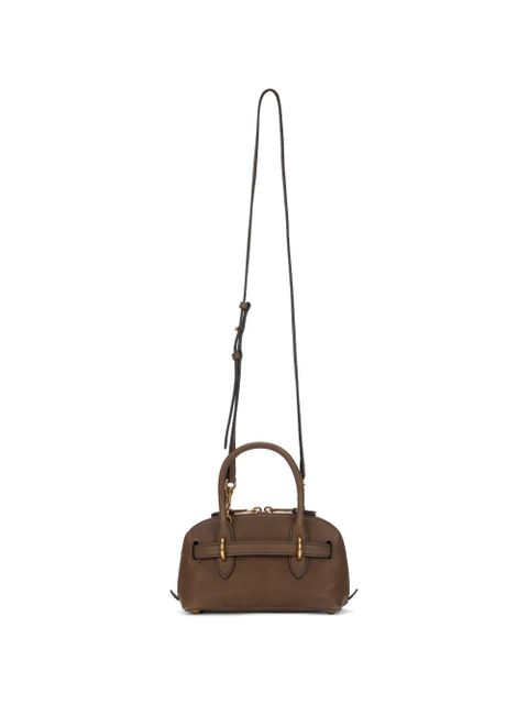 Miu Miu Aventure embossed-logo belted tote bag - Brown - zdjęcie produktu nr 2