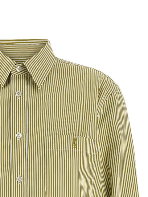 Saint Laurent Cassandre cotton shirt - Green