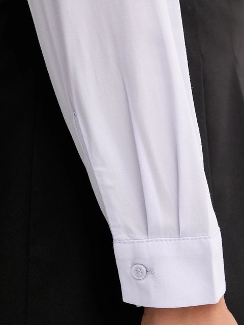 United Colors of Benetton koszula damska kolor fioletowy regular z kołnierzykiem klasycznym 5WPWDQ0B0