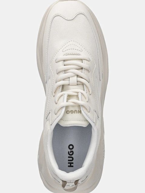 HUGO sneakersy Leon damskie kolor beżowy 50536660