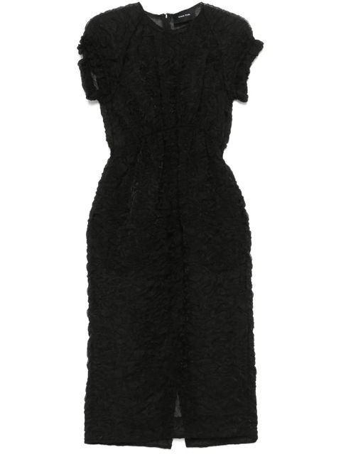 Simone Rocha textured midi dress - Black - zdjęcie produktu nr 1