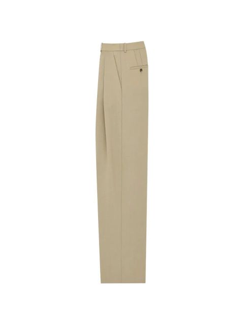 Saint Laurent pleated trousers - Neutrals - zdjęcie produktu nr 2
