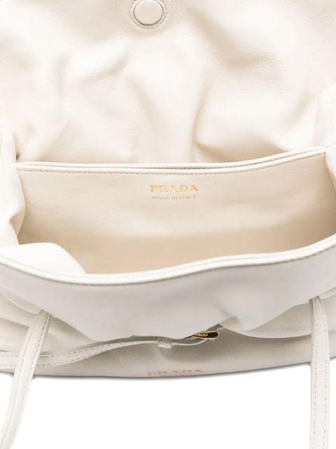 Prada small Dada buckle shoulder bag - White
