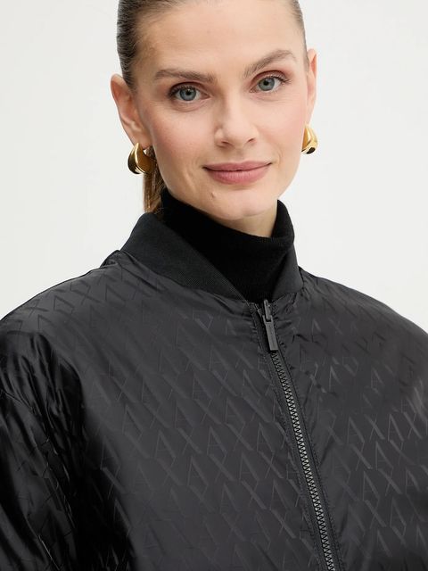 Armani Exchange kurtka dwustronna kolor czarny przejściowa XW001435 AF16628