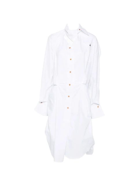 Vivienne Westwood Drunken button asymmetric mini dress - White - zdjęcie produktu nr 1