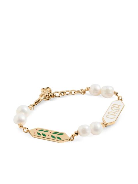 Casablanca Laurel pearl bracelet - Gold