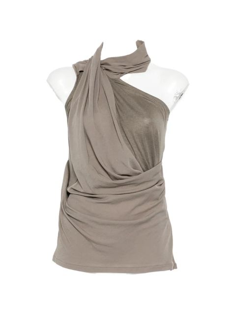ENTIRE STUDIOS draped one-shoulder top - Grey - zdjęcie produktu nr 1