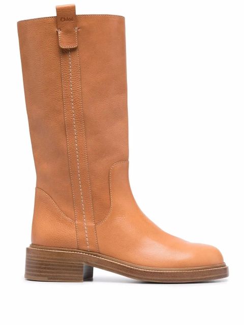Chloé Edith mid-calf boots - Brown - zdjęcie produktu nr 1