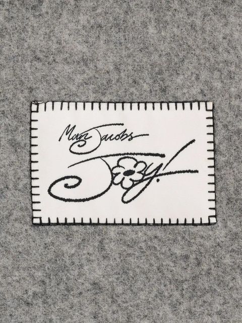 Marc Jacobs The Daisy fringed scarf - Grey