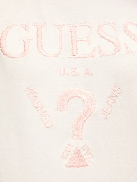 Guess t-shirt bawełniany FILANTA damski kolor beżowy V5GI18 I3Z14
