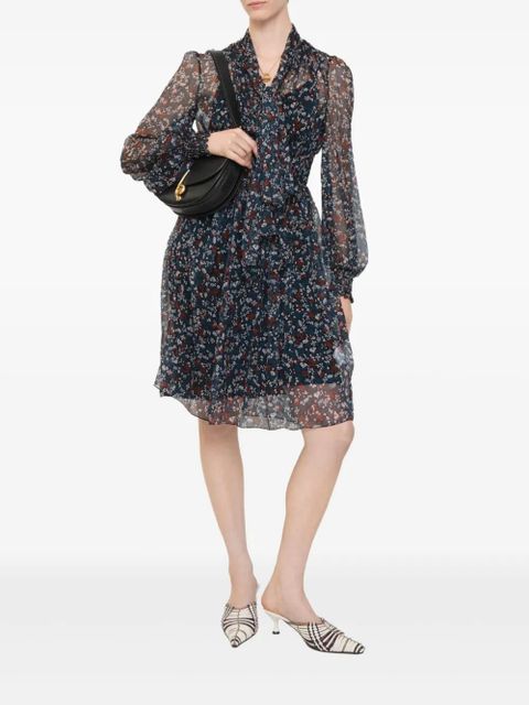 Burberry Ditsy floral-print midi dress - Black - zdjęcie produktu nr 2