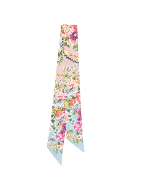 Dolce & Gabbana floral-print twilly scarf - Pink - zdjęcie produktu nr 1