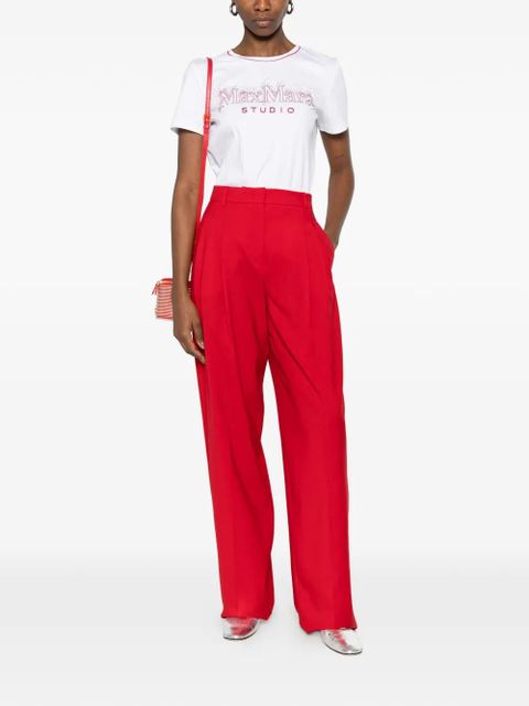 Max Mara pleated trousers - Red - zdjęcie produktu nr 2