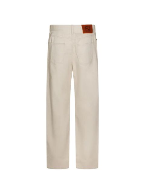 FENDI logo-patch jeans - Neutrals - zdjęcie produktu nr 2