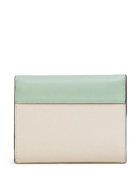 Marni Trunkaroo tri-fold wallet - Green
