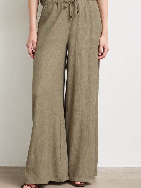 Medicine spodnie wide leg damskie z wiskozą - zdjęcie produktu nr 1