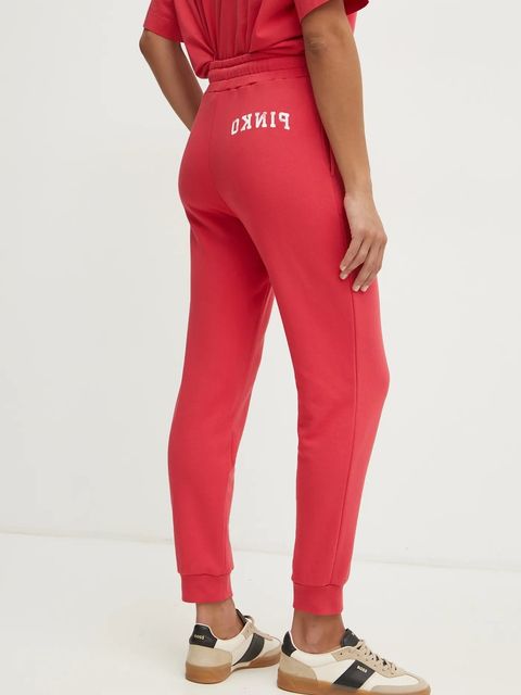 Pinko spodnie dresowe bawełniane